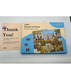 NEW SUNSET IN PARIS 100 -PIECE JIGSAW PUZZLE BY RELISH